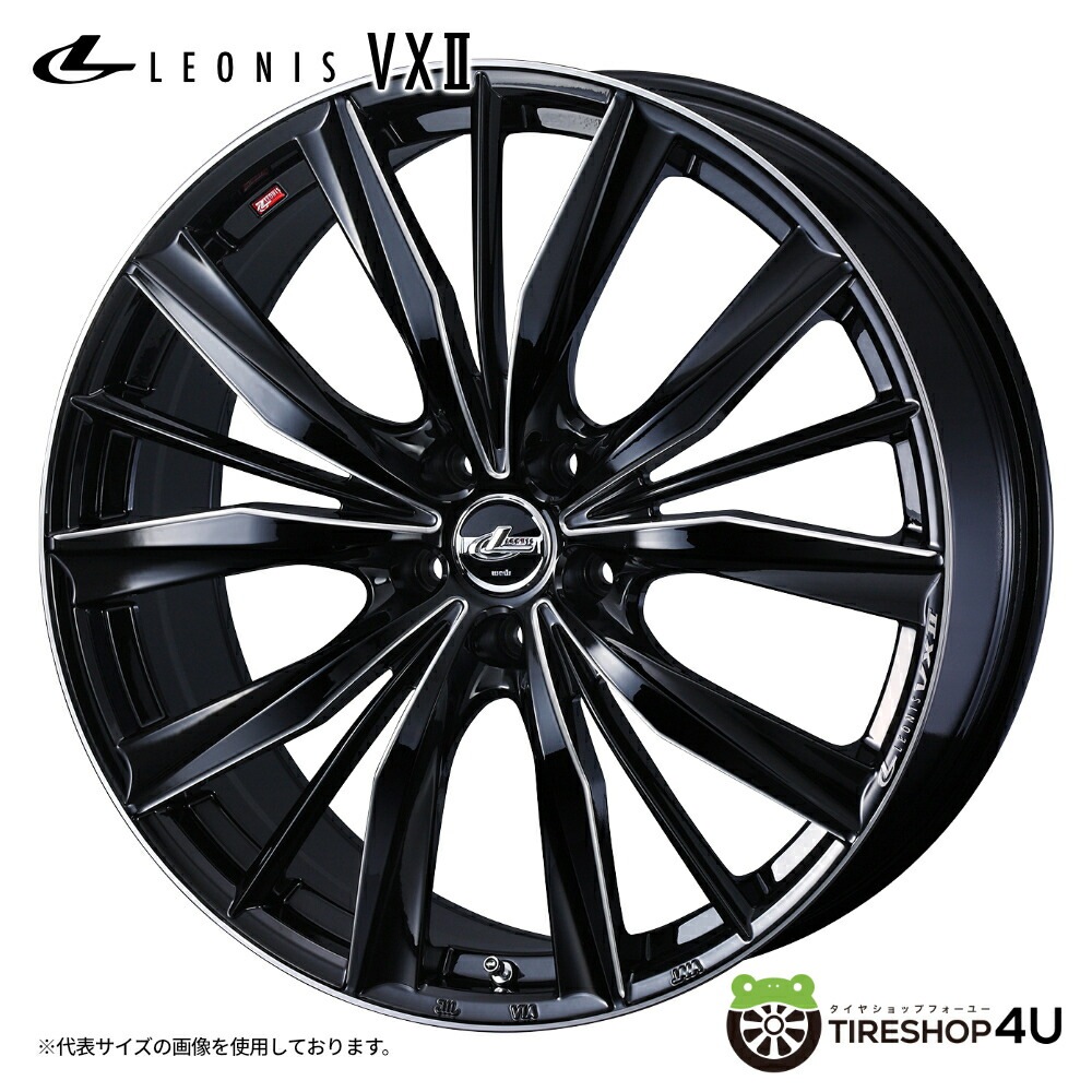 メーカー取り寄せ WEDS LEONIS VX2 21x8.0J 5/114.3+39 BKSC ウェッズ