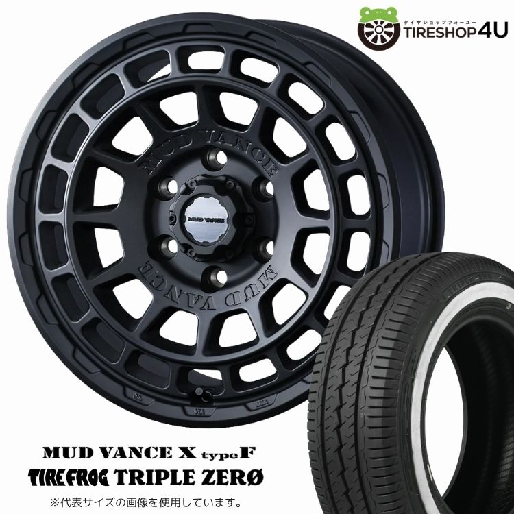WEDS MUD VANCE X typeF 14x5.0J 4/100 +30 フルマットブラック