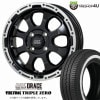 MAD CROSS GRACE 14x4.5J 4/100 +45 GB/P TIREFROG TRIPLE ZERO 165/80R14 88/86S �ޥåɥ����� ���쥤�� ������ե��å� �ȥ�ץ를�� ���ʥ����������ߥۥ����� 4�ܥ��åȲ���