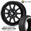 WEDS MUD VANCE 06 14x4.5J 4/100 +45 FMB �ե�ޥåȥ֥�å� TIREFROG TRIPLE ZERO 165/80R14 88/86S �����å� �ޥåȥ����� ������ե��å� �ȥ�ץ를�� ���ʥ����������ߥۥ����� 4�ܥ��åȲ���
