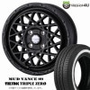 WEDS MUD VANCE 09 14x5.0J 4/100 +35 FMB �ե�ޥåȥ֥�å� TIREFROG TRIPLE ZERO 165/80R14 88/86S �����å� �ޥåȥ����� ������ե��å� �ȥ�ץ를�� ���ʥ����������ߥۥ����� 4�ܥ��åȲ���