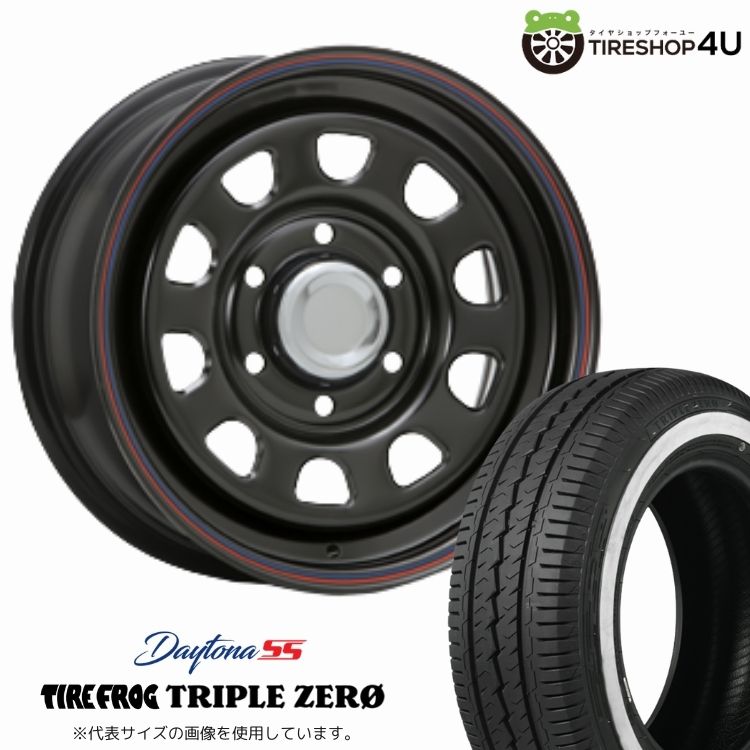 MLJ DAYTONA SS 15x6.5J 6/139.7 +40 BK ブラック TIREFROG TRIPLE