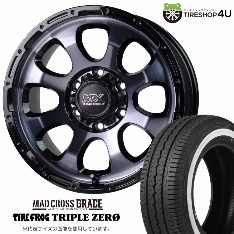 MAD CROSS GRACE 15x6.0J 6/139.7 +44 GB/P MUDSTAR RADIAL M/T 195