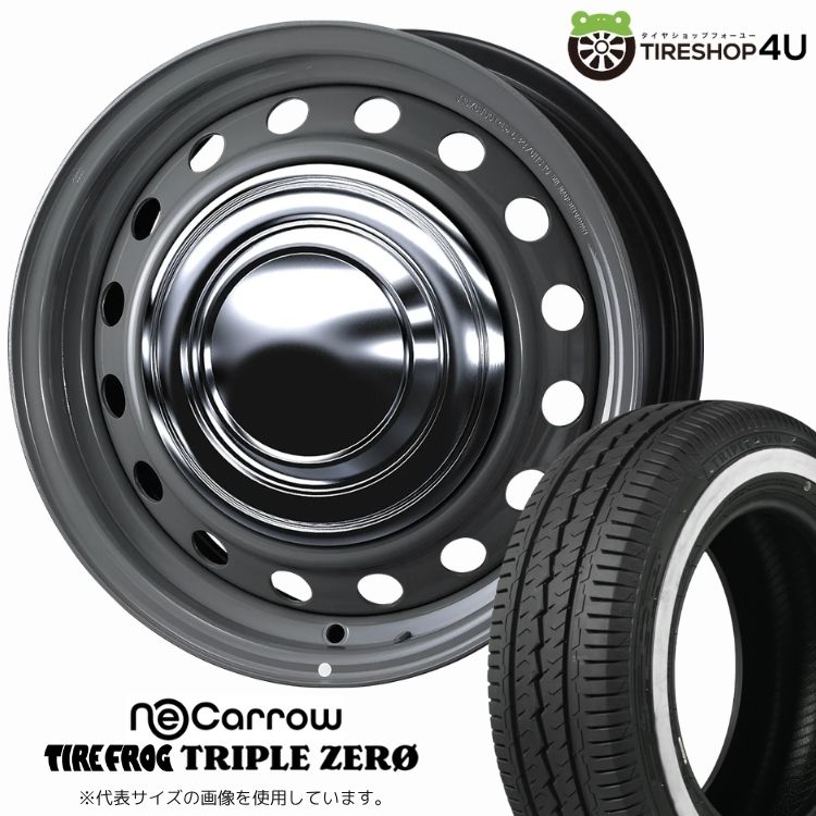 WEDS NeoCarrow 15x6.0J 6/139.7 +35 GRAY/CC TIREFROG TRIPLE ZERO