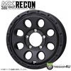 �᡼�������� HOTSTUFF MAD CROSS RECON 16x5.5J 5/139.7+20 MBK �ޥåȥ֥�å� �ޥåɥ����� �꡼���� �ۥ�����ñ��1�ܲ���[4�ܹ���������̵��]