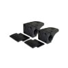 KC HiLiTES Bracket Set Tube Clamp Light Mount Rubber Adjustment Shims - 2.75