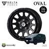8��������ͽ�� DELTA FORCE OVAL 16x7.0J 5/114.3 +26 �ޥåȥ֥�å� �ǥꥫD5 �ǥ륿�ե����� �����Х� ����ߥۥ�����ñ�� 16�����