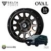 DELTA FORCE OVAL 16x7.0J 5/114.3 +26 �ޥåȥ��⡼���ݥ�å��� �ǥꥫD5 �ǥ륿�ե����� �����Х� ����ߥۥ�����ñ�� 16����� ��Ǽ���׳�ǧ 