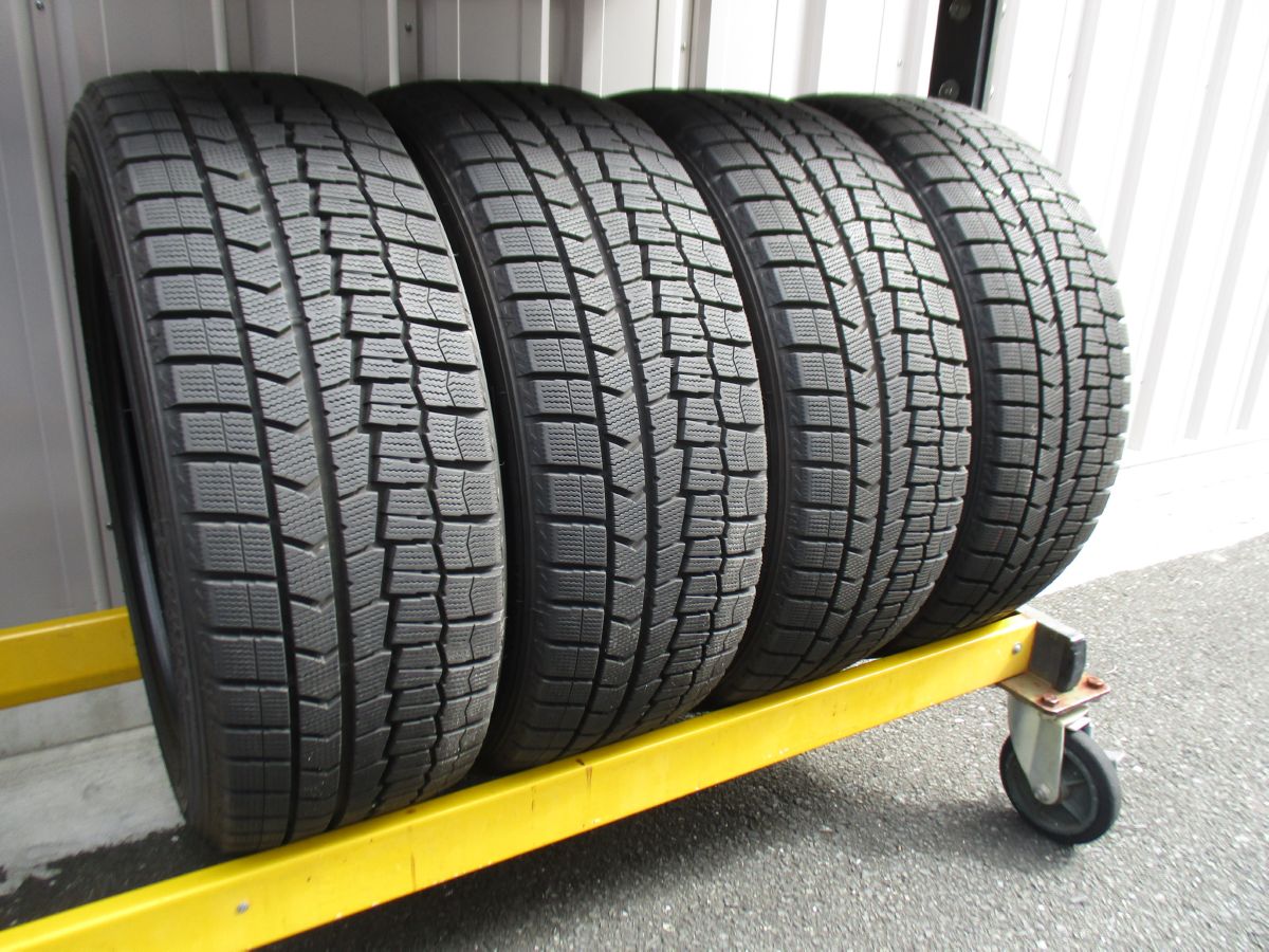 ★☆225/45R18 91Q ダンロップ WINTER MAXX WM02 スタッドレス 2019年製 4本 送料込 T46000920☆★インボイス領収書発行可能