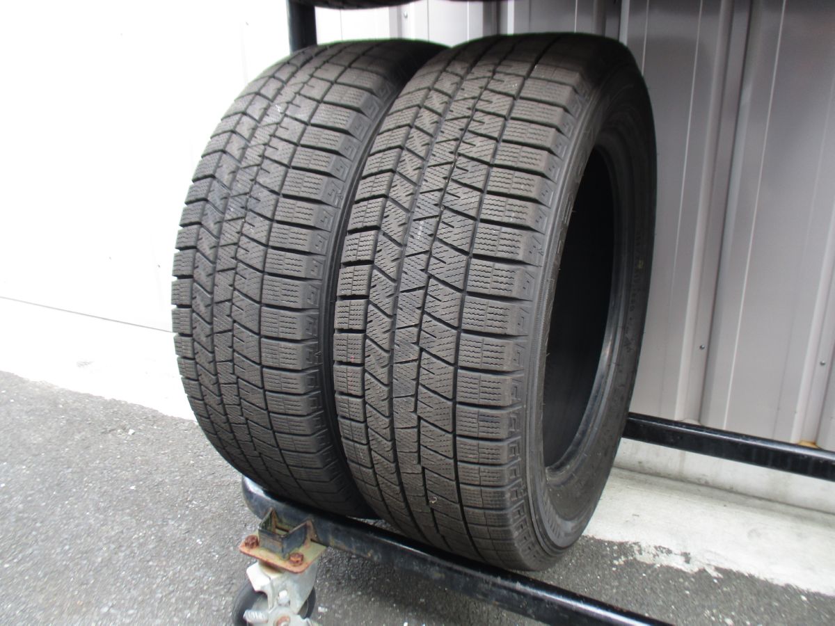 ★☆225/60R17 99Q ダンロップ WINTER MAXX WM03 2022年製 2本 送料込 T46160926☆★インボイス領収書発行可能