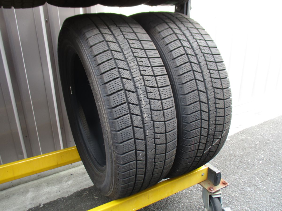 ★☆225/60R18 100Q ダンロップ WINTER MAXX WM03 スタッドレス 2023年製 2本 送料込 T46210926☆★インボイス領収書発行可能