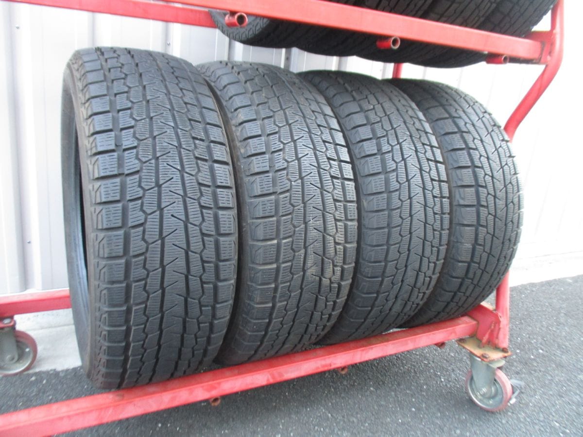 ★☆235/55R18 100Q ヨコハマ iCEGUARD G075 スタッドレス 2019年製 4本 送料込 T46821010☆★インボイス領収書発行可能
