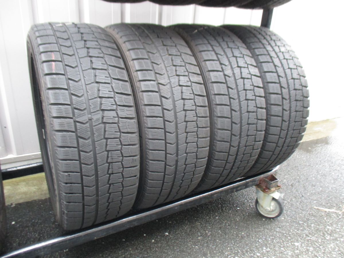 ★☆225/50R18 95Q ダンロップ WINTER MAXX WM02 スタッドレス 2021年製 4本 送料込 T46450928☆★インボイス領収書発行可能