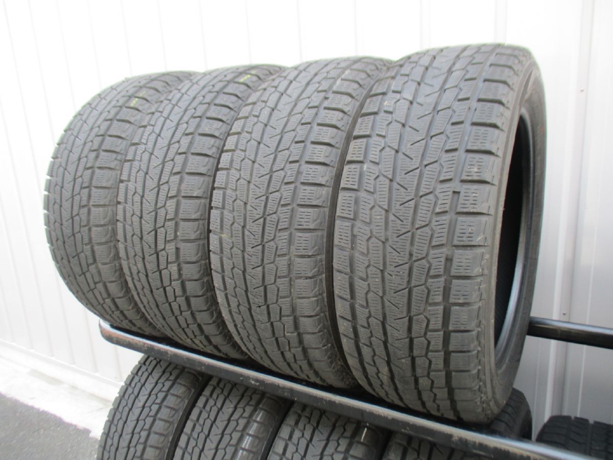 ★☆235/55R18 100Q ヨコハマ iCEGUARD G075 スタッドレス 2021年製 4本 送料込 T50490121☆★インボイス領収書発行可能