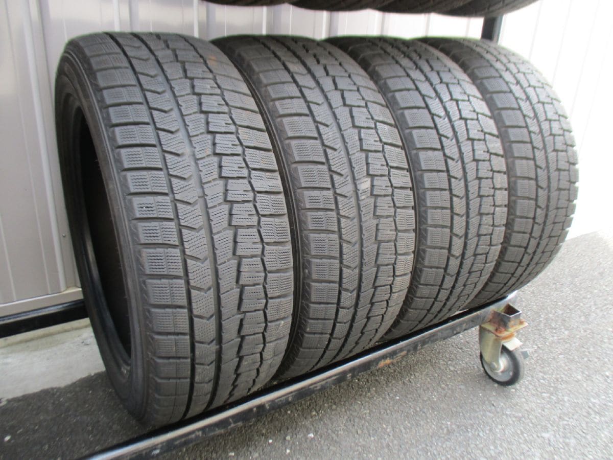 ★☆235/50R18 97Q ダンロップ WINTER MAXX WM02 スタッドレス 2020年製 4本 送料込 T50500121☆★インボイス領収書発行可能