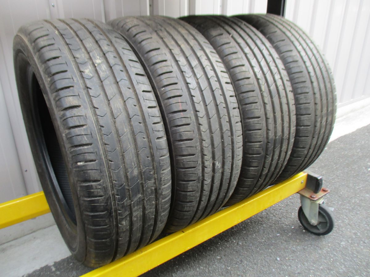 ★☆225/55R17 97V ブリヂストン ECOPIA NH100 2019年製 4本 送料込 T50650124☆★インボイス領収書発行可能