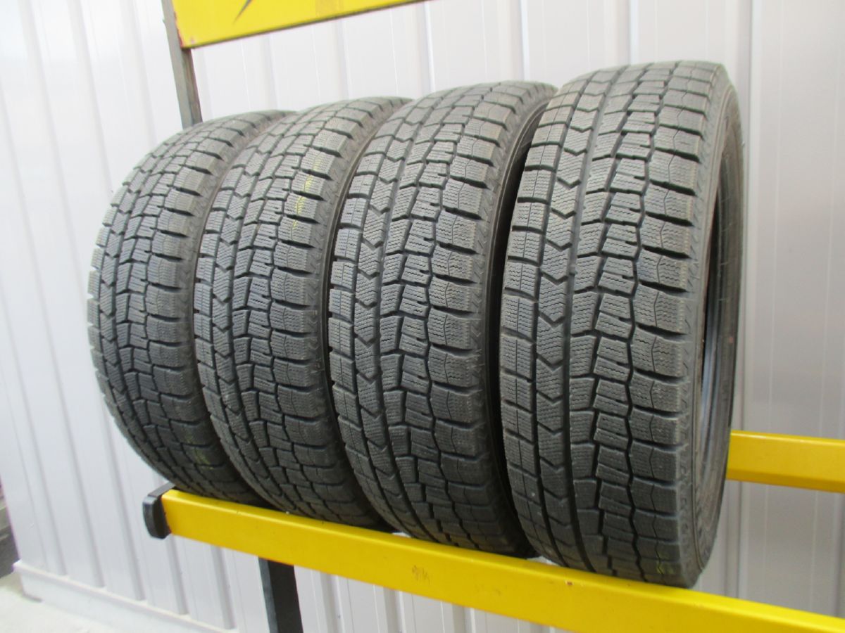 ★☆195/65R16 92Q ダンロップ WINTER MAXX WM02 スタッドレス 2019年製 4本 送料込 T52030210☆★インボイス領収書発行可能