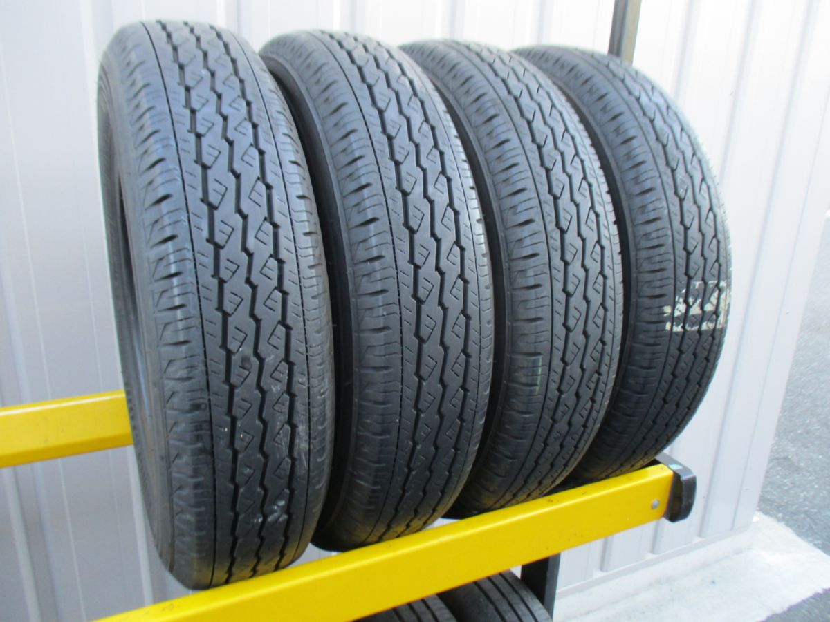 送料込☆2022年製 ブリヂストンタイヤ 155/80R14 LT日本製☆4本