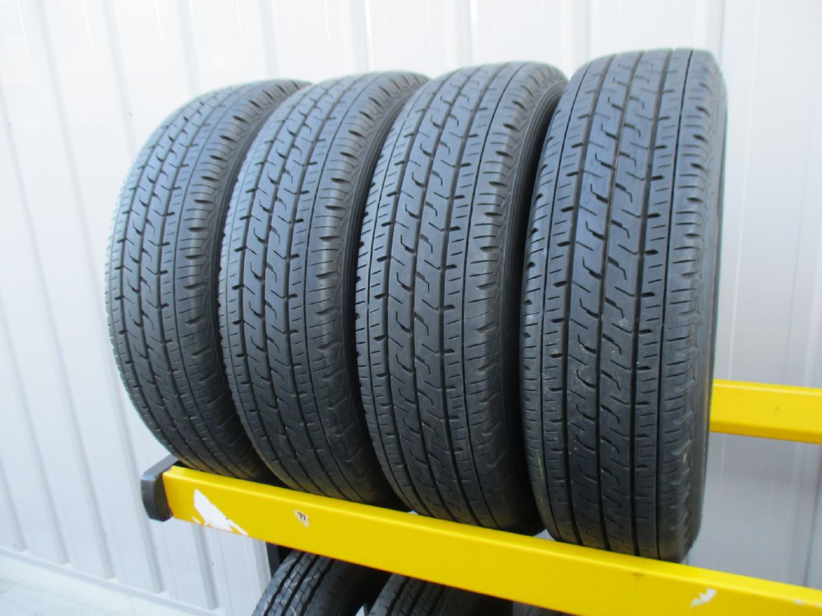 ★☆165/80R13 90/88N LT ブリヂストン ECOPIA R710 2021年製 4本 送料込 T53600310☆★インボイス領収書発行可能