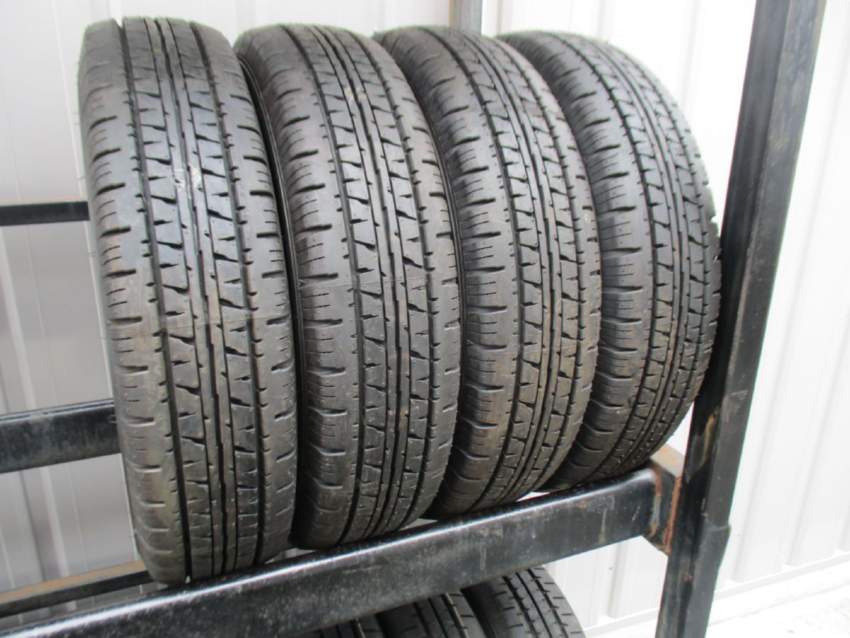 ★☆145/80R12 80/78N LT ダンロップ ENASAVE VAN01 2024年製 4本 送料込 T54260321☆★インボイス領収書発行可能