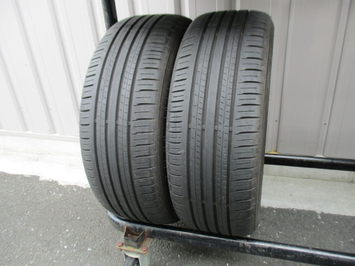 ★☆215/50R18 92V ダンロップ ENASAVE EC300+ 2021年製 2本 送料込 T54890411☆★インボイス領収書発行可能