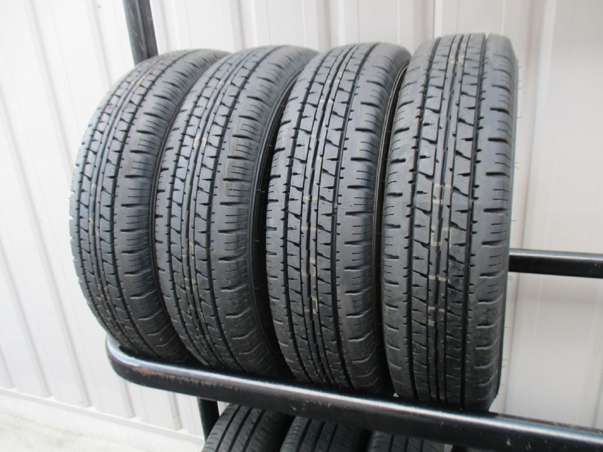 ★☆145R12 6PR LT ダンロップ ENASAVE VAN01 2024年製 4本 送料込 T55620502☆★インボイス領収書発行可能