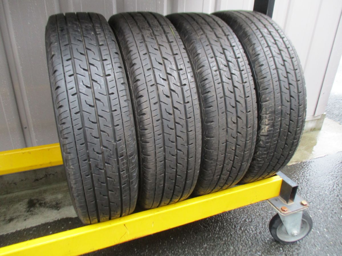 ★☆165/80R13 90/88N LT ブリヂストン ECOPIA R710 2021年製 4本 送料込 T55800515☆★インボイス領収書発行可能