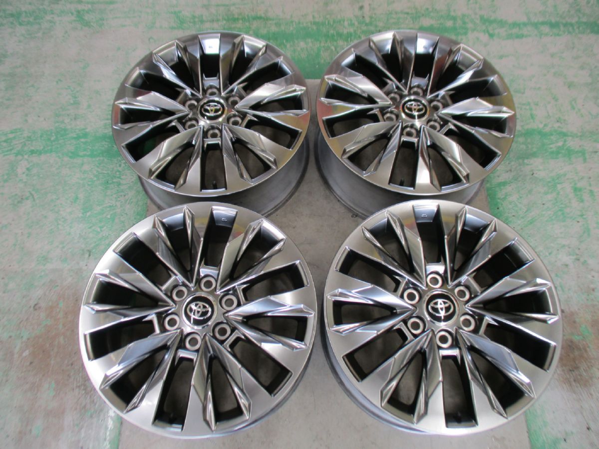 ★トヨタ ランドクルーザー 300 zx 純正アルミホイール 20インチ 8J +60 6H/139.7 4本 新車外し 送料無料 20648★インボイス発行可能