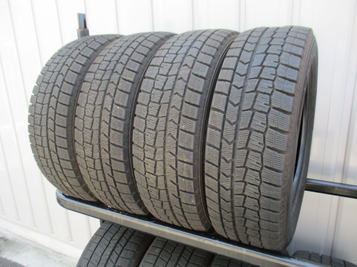 ★☆195/60R16 89Q ダンロップ WINTER MAXX WM02 スタッドレス 2021年製 4本 送料込 T58240714☆★インボイス領収書発行可能