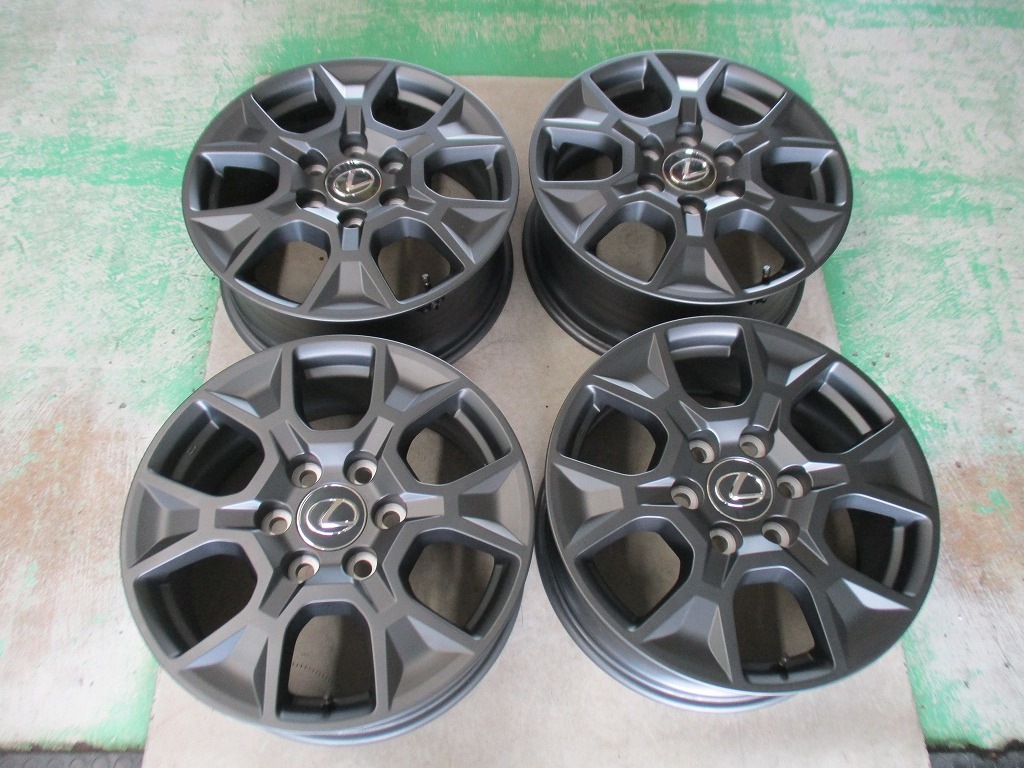 ★☆レクサス GX550 純正アルミホイール 18インチ 4本 新車外し 送料込 20668☆★インボイス領収書発行可能