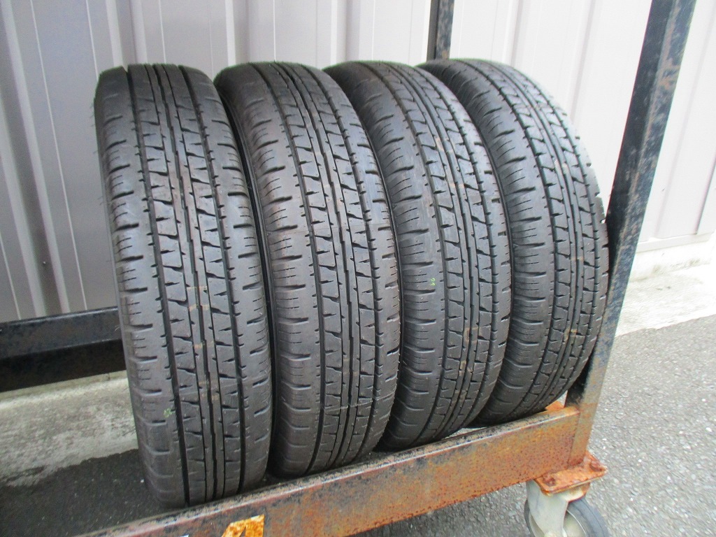 ★☆145R12 6PR LT ダンロップ ENASAVE VAN01 4本 送料込 T60530818☆★インボイス領収書発行可能