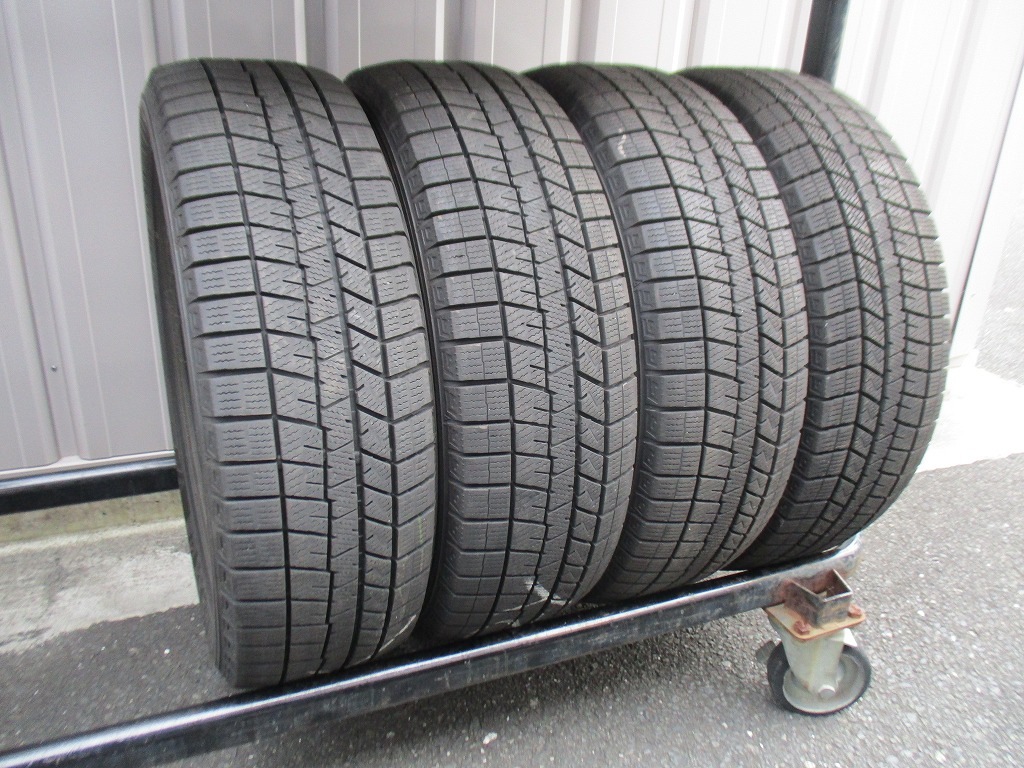 ★☆185/60R16 86Q ダンロップ WINTER MAXX WM03 スタッドレス 4本 送料込 T64681017☆★インボイス領収書発行可能