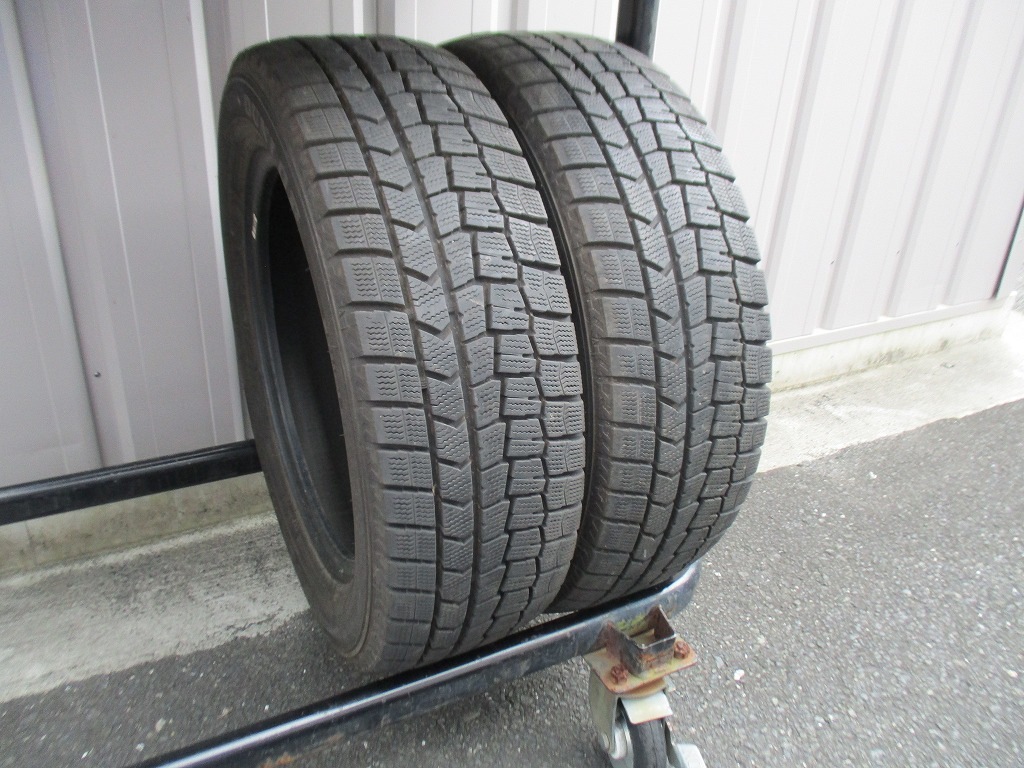 ★☆195/60R16 89Q ダンロップ WINTER MAXX WM02 スタッドレス 2022年製 2本 送料込 T64071007☆★インボイス領収書発行可能