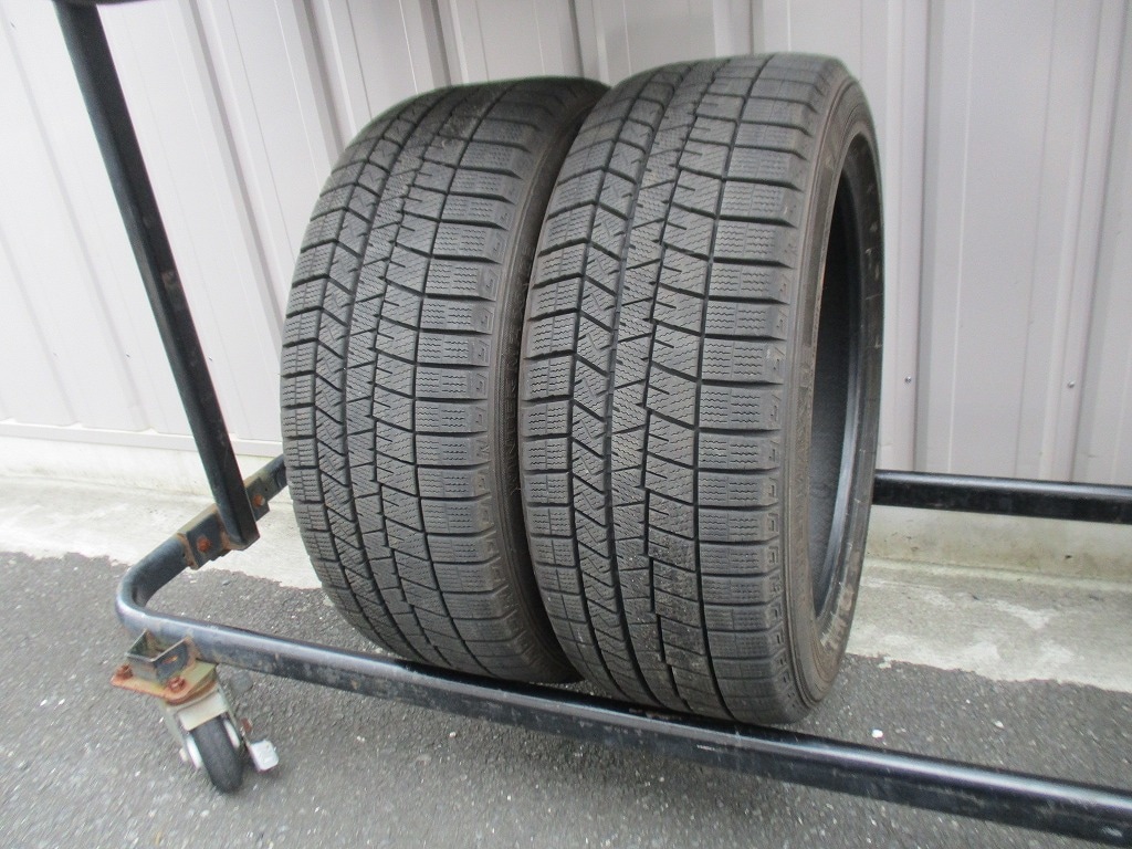 ★☆205/50R17 89Q ダンロップ WINTER MAXX WM03 スタッドレス 2020年製 2本 送料込 T64081007☆★インボイス領収書発行可能