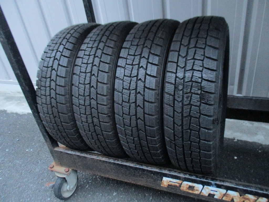 ★☆155/65R13 73Q ダンロップ WINTER MAXX WM02 スタッドレス 2022年製 4本 送料込 T64961018☆★インボイス領収書発行可能
