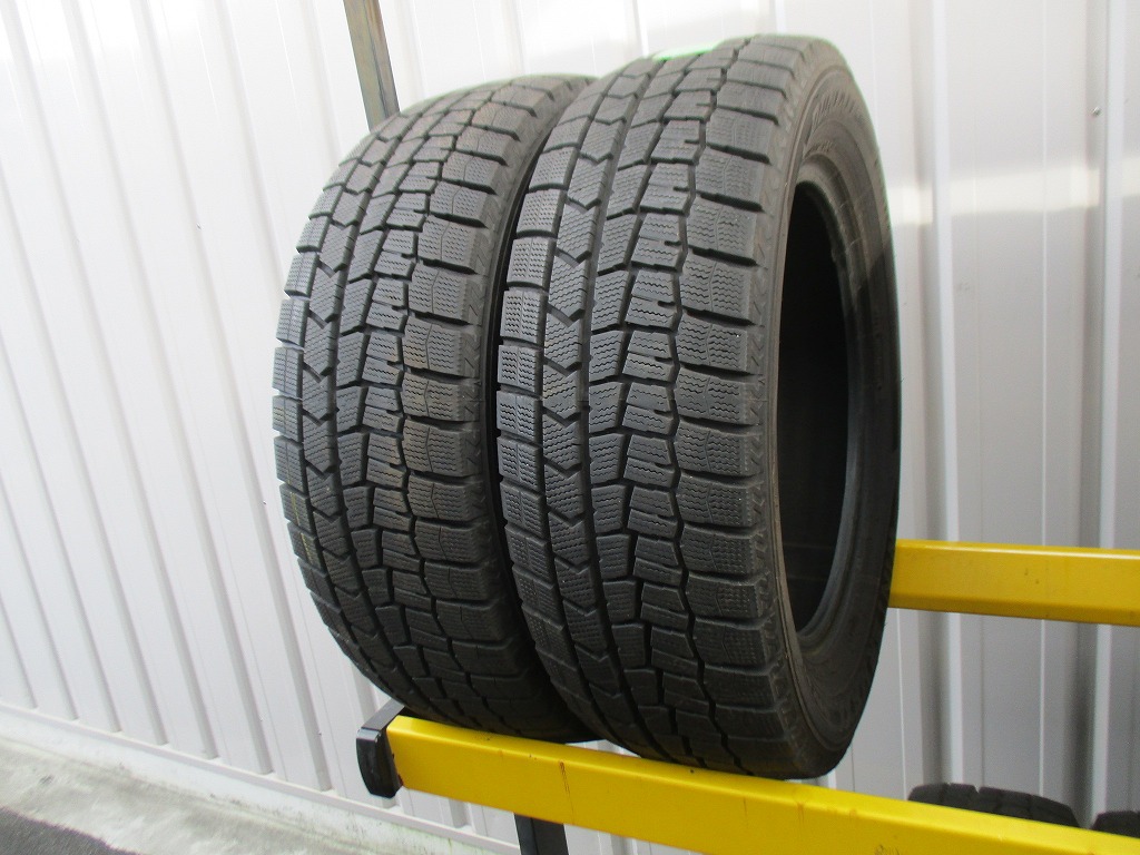 ★☆205/60R16 92Q ダンロップ WINTER MAXX WM02 スタッドレス 2021年製 2本 送料込 T65331020☆★インボイス領収書発行可能