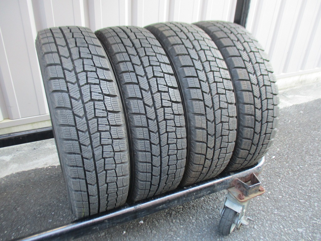★☆155/65R13 73Q ダンロップ WINTER MAXX WM02 スタッドレス 2020年製 4本 送料込 T65851027☆★インボイス領収書発行可能