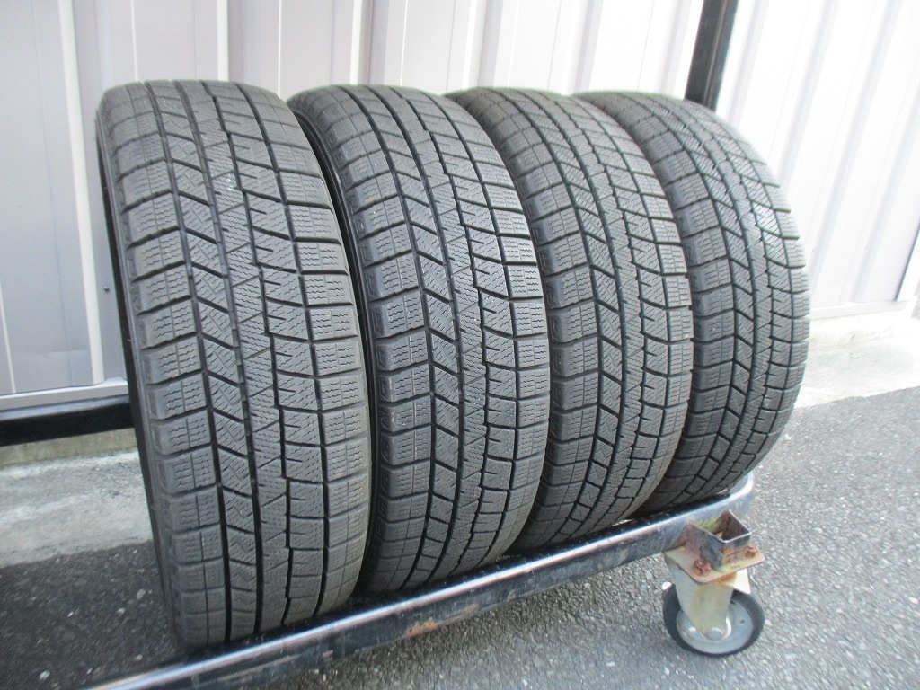 ★☆165/55R15 75Q ダンロップ WINTER MAXX WM03 スタッドレス 2021年製 4本 送料込 T65891027☆★インボイス領収書発行可能
