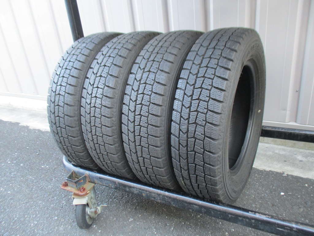 ★☆155/70R13 75Q ダンロップ WINTER MAXX WM02 スタッドレス 2023年製 4本 送料込 T65911027☆★インボイス領収書発行可能