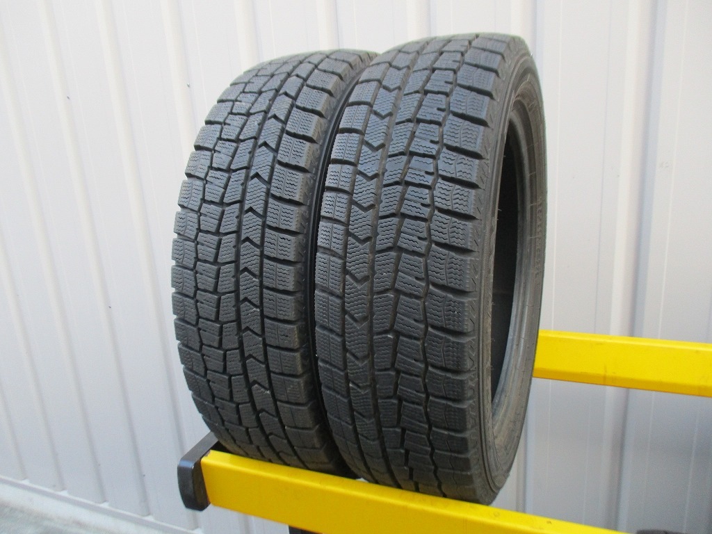 ★☆165/60R15 77Q ダンロップ WINTER MAXX WM02 スタッドレス 2本 送料込 T66311105☆★インボイス領収書発行可能