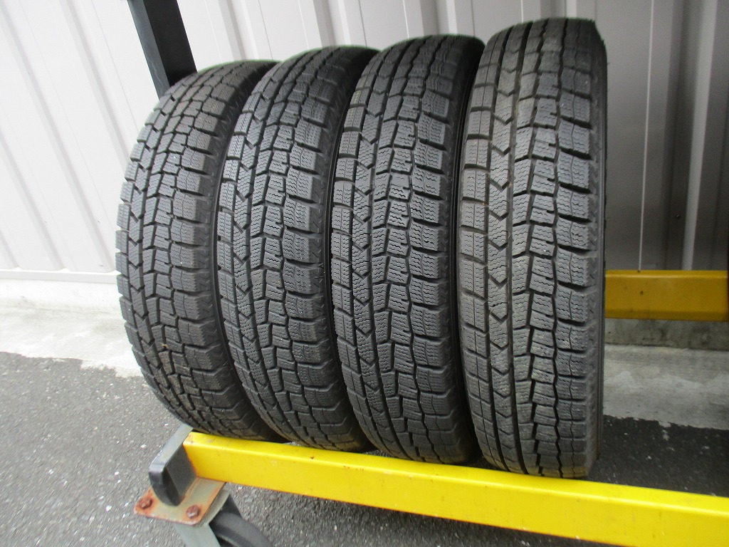 ★☆145/80R13 75Q ダンロップ WINTER MAXX WM02 スタッドレス 4本 送料込 T67021112☆★インボイス領収書発行可能