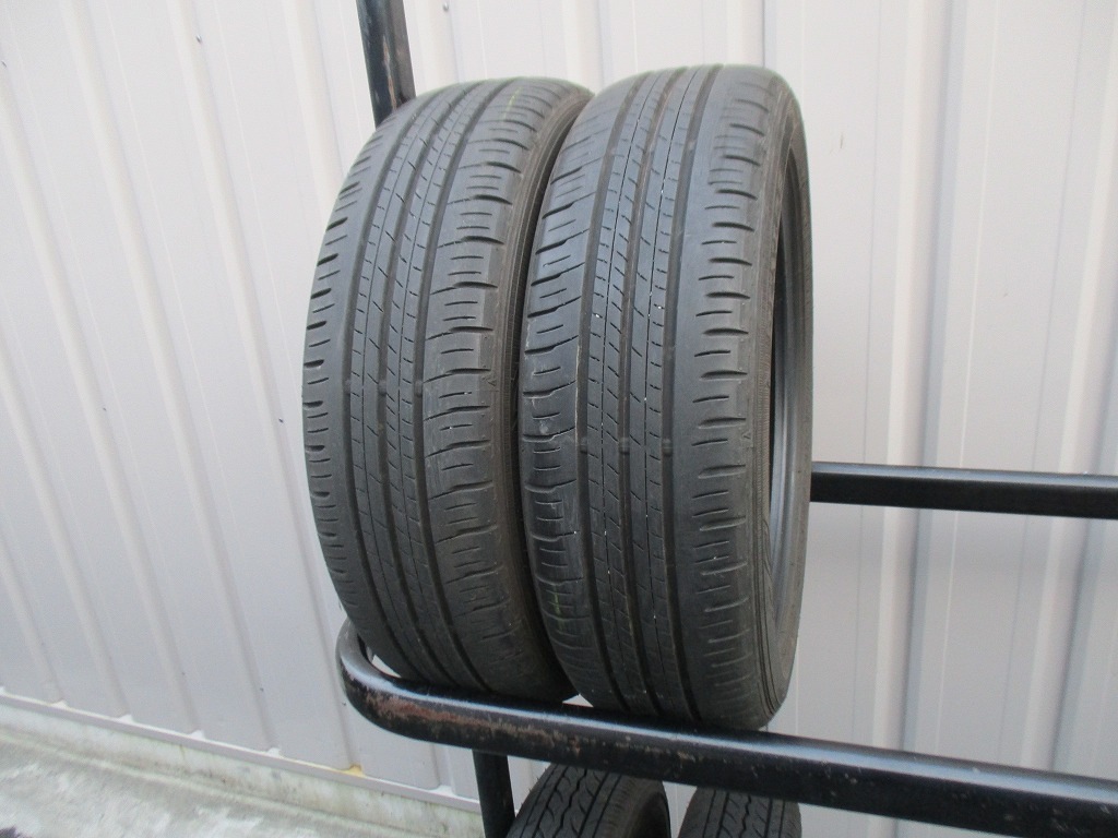 ★☆165/55R15 75V ダンロップ ENASAVE EC300+ 2021年製 2本 送料込 T64831017☆★インボイス領収書発行可能