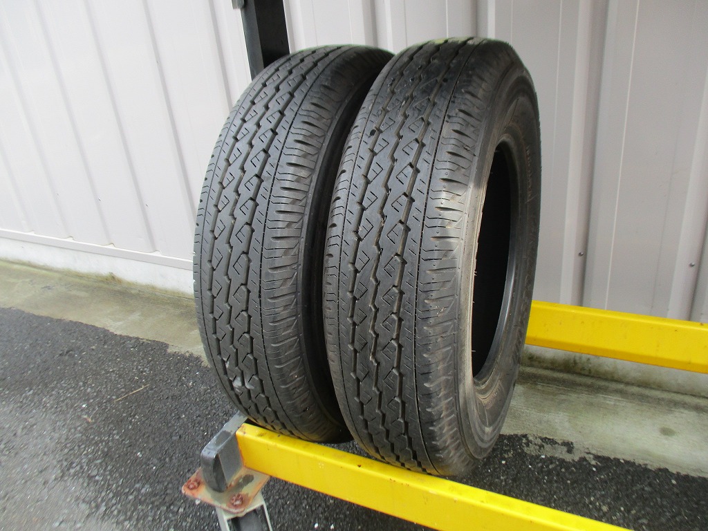 ★☆165R13 LT 6PR ブリヂストン V600 2021年製 2本 送料込 T63761002☆★インボイス領収書発行可能