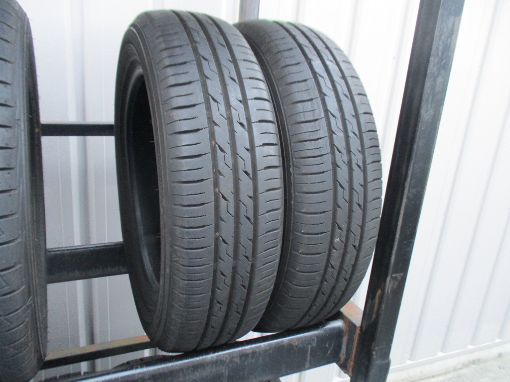 ★☆155/65R14 75S ダンロップ ECOFINE 2本 送料込 T64291007☆★インボイス領収書発行可能