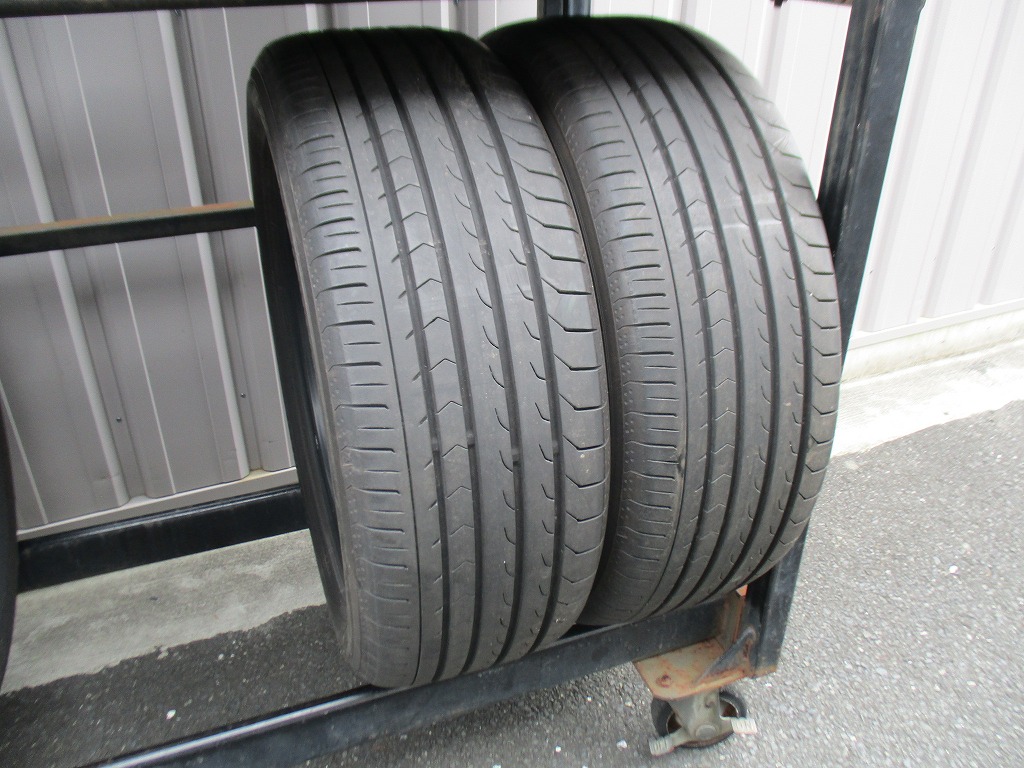 ★☆225/55R18 98V ヨコハマ BluEarth-RV RV03 2022年製 2本 送料込 T67131119☆★インボイス領収書発行可能