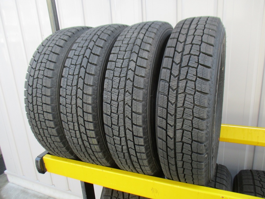 ★☆155/80R13 79Q ダンロップ WINTER MAXX WM02 スタッドレス 2022年製 4本 送料込 T67841128☆★インボイス領収書発行可能