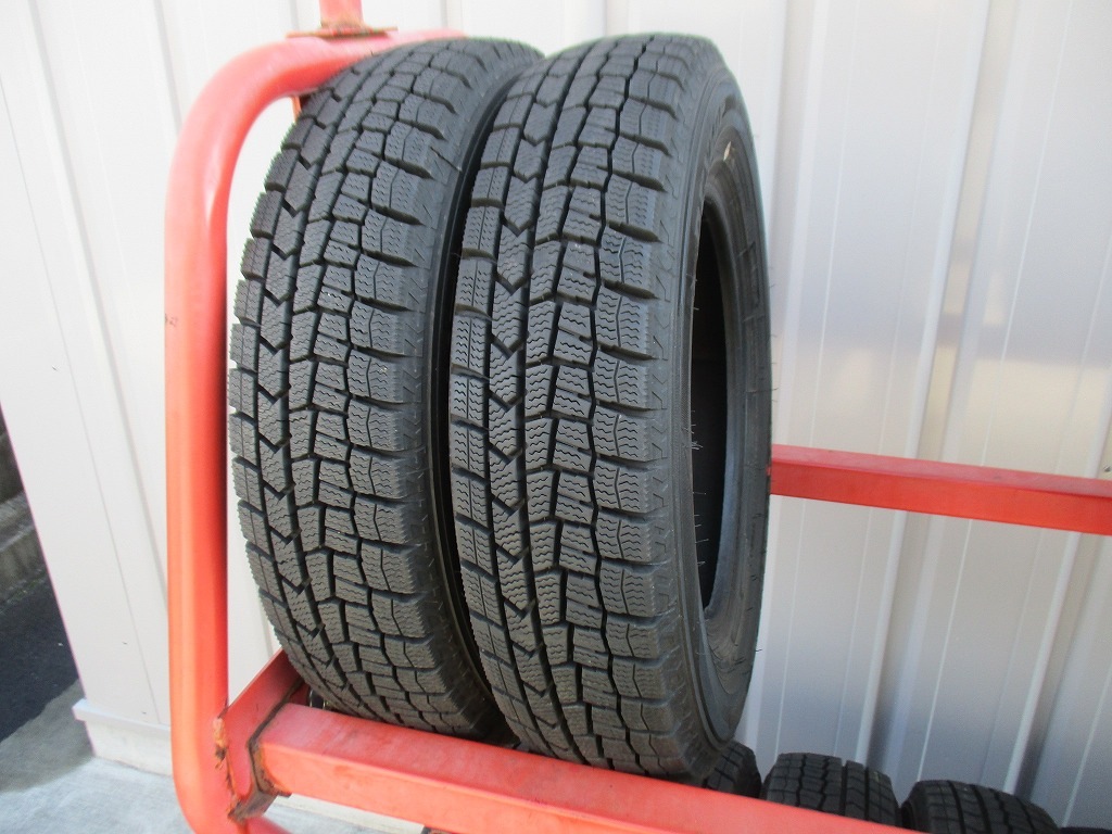 ★☆135/80R12 68Q ダンロップ WINTER MAXX WM02 スタッドレス 2024年製 2本 送料込 T68231129☆★インボイス領収書発行可能