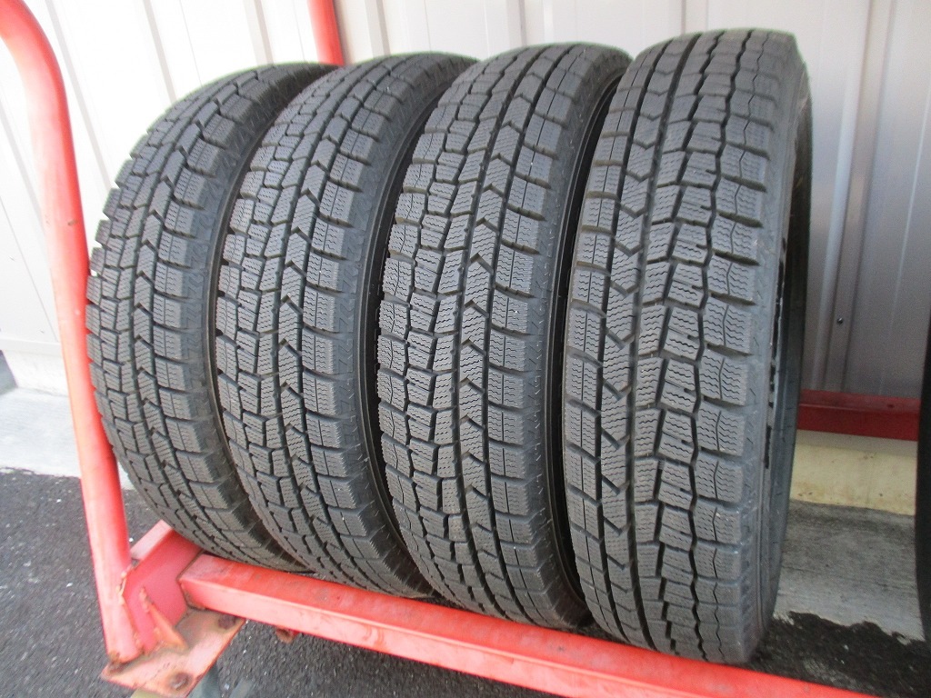 ★☆155/80R13 79Q ダンロップ WINTER MAXX WM02 スタッドレス 2021年製 4本 送料込 T68251129☆★インボイス領収書発行可能