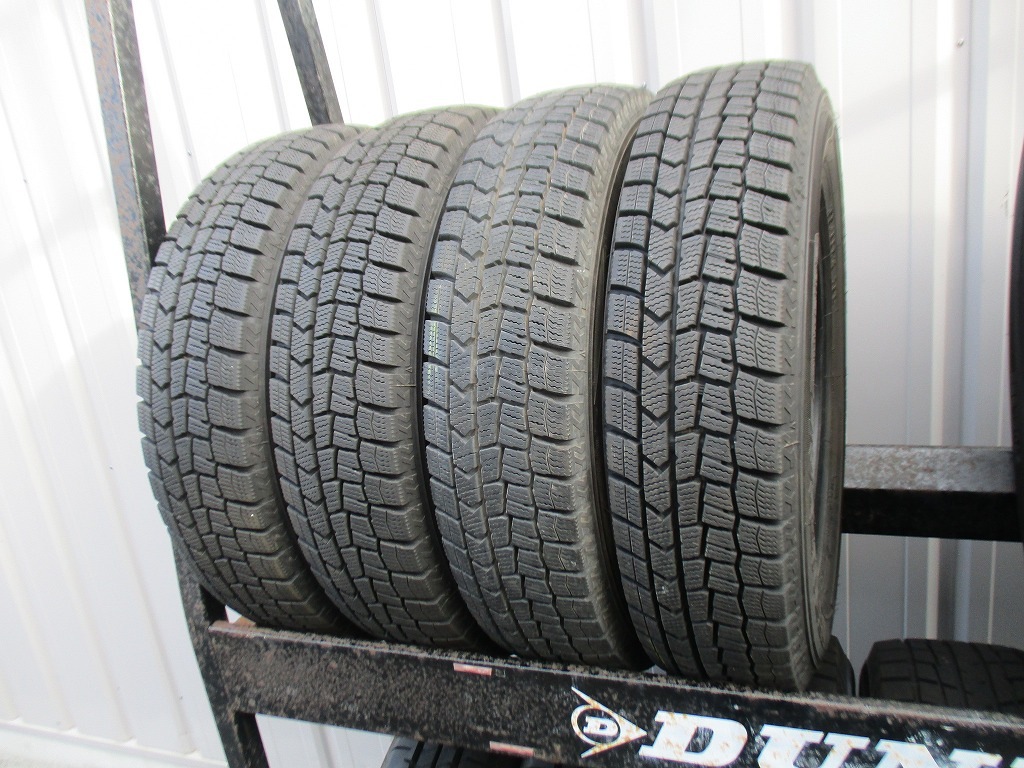 ★☆155/80R13 79Q ダンロップ WINTER MAXX WM02 スタッドレス 2022年製 4本 送料込 T68991211☆★インボイス領収書発行可能