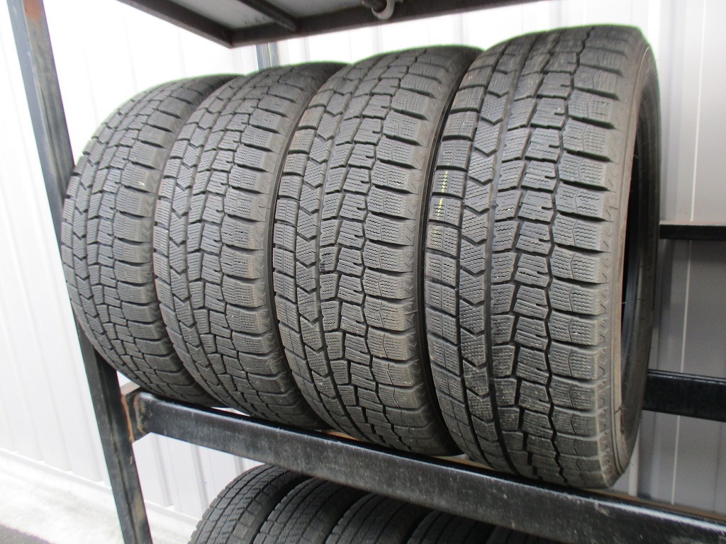 ★☆205/55R16 91Q ダンロップ WINTER MAXX WM02 スタッドレス 2023年製 4本 送料込 T69621219☆★インボイス領収書発行可能